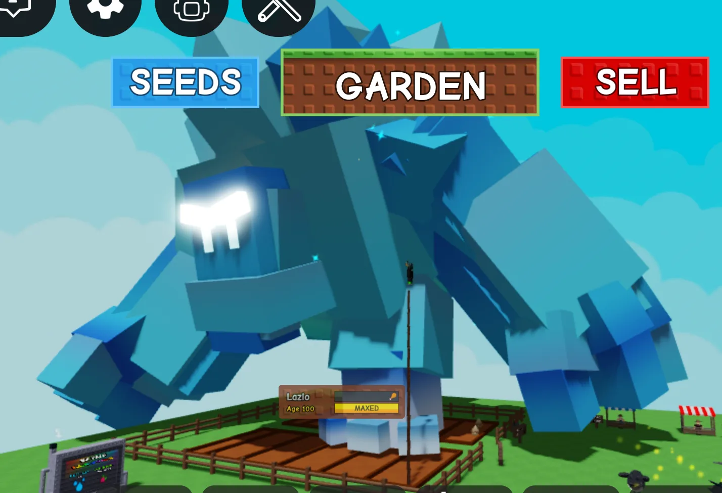 Titanic Festive Ice Golem 61kg+ Age 100 GiantGolem Mutation RBH Festive Hatch — Account account