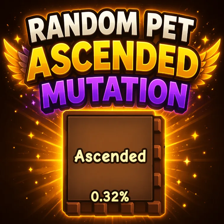 RANDOM PET ASCENDED MUTATION READY STOCK INSTAN DELIVERY — Account account