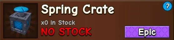 Spring Crate - Grow a Garden 2 (Legendary) — Account account
