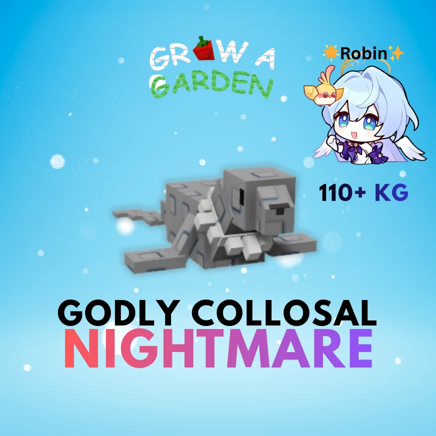 GODLY Collosal Nightmare Performer Seal - 110+KG - Grow a Garden — Account account