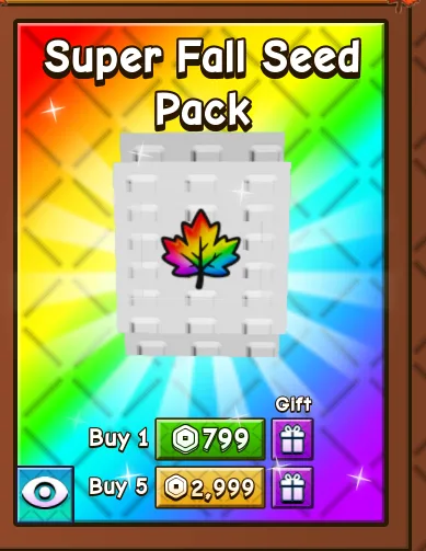 Super Fall Seed Pack - 799R