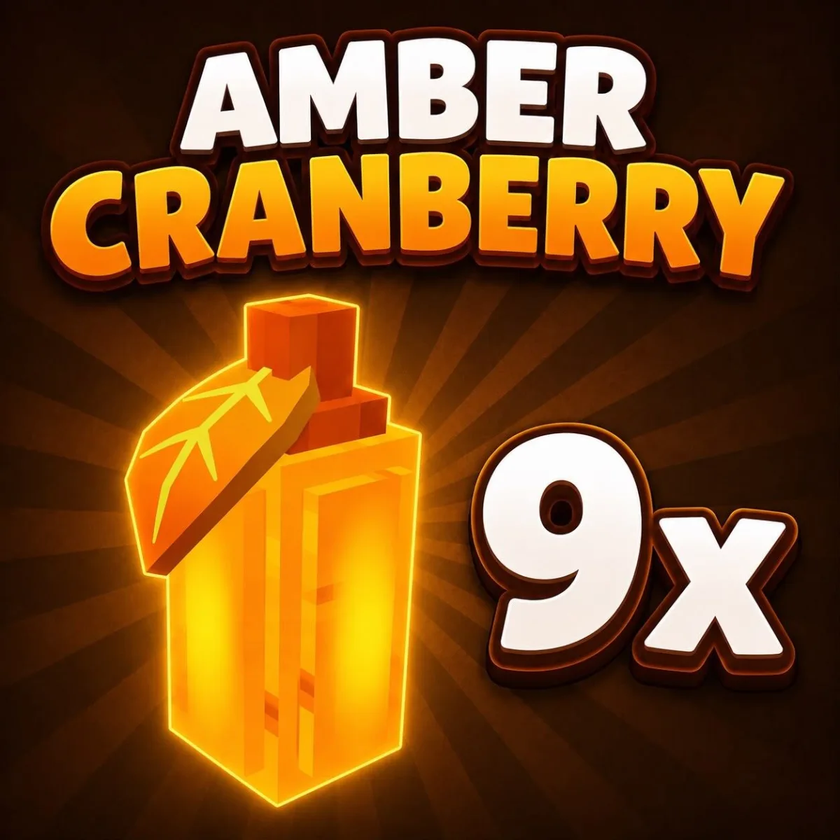 Amber Cranberry Seed