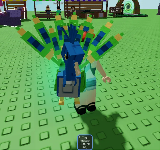 Super Cute 338Kg Tiny Peacock Lvl.500 Max 15s (Be a Unique Player Mindblown them) good for flex and colllectors Grow a Garden 1 — Account account