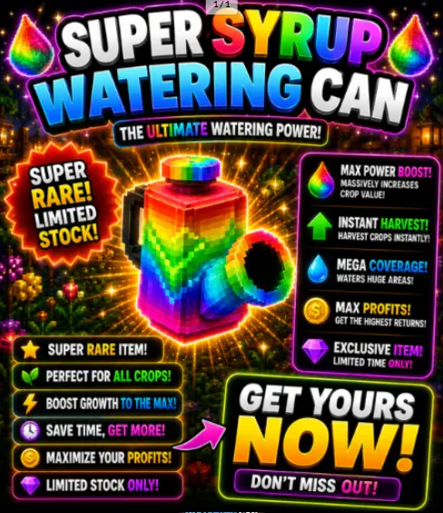 x100 Super Syrup Watering Can