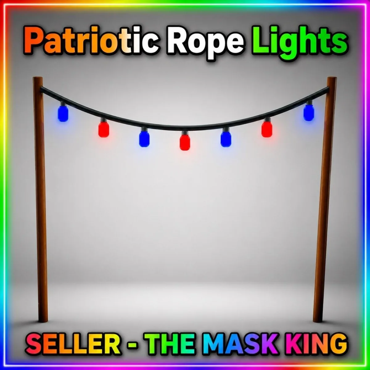 Patriotic Rope Lights - Grow A Garden 2 (Legendary)