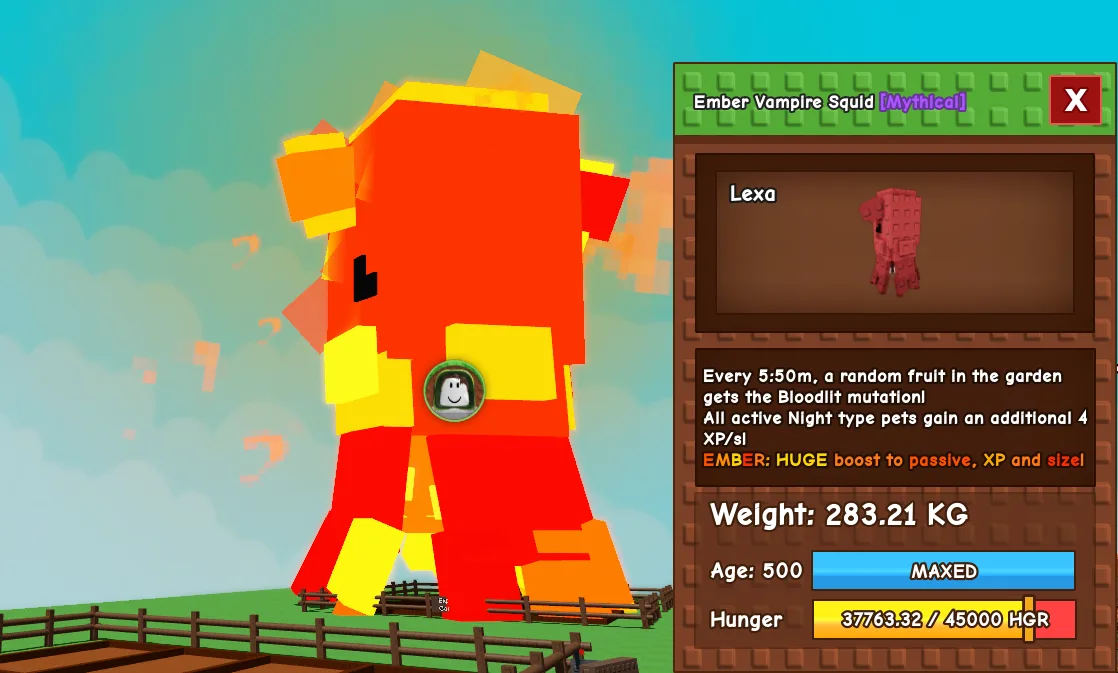 283.21kg Ember Vampire Squid