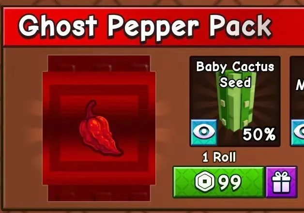 Ghost Pepper Pack 1 Roll 99R — Account account