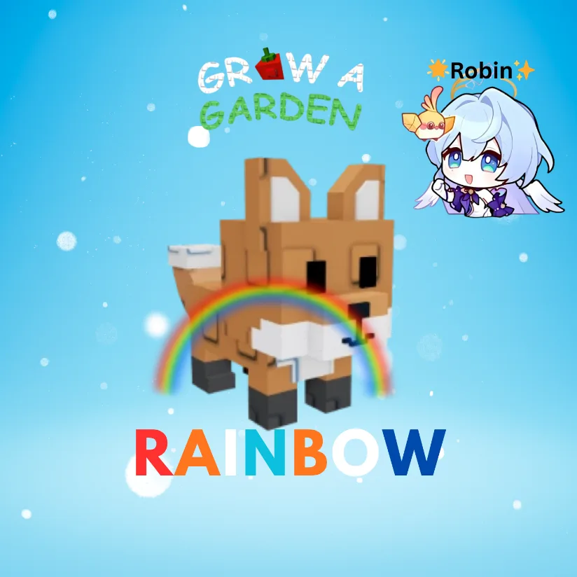 Rainbow Red Fox - Grow a Garden — Account account