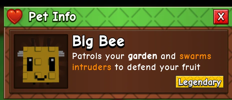 Bee (Legendary) — Account account