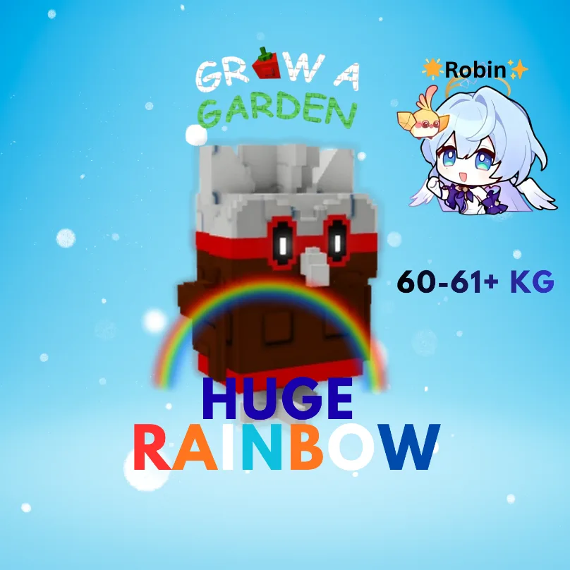 HUGE Rainbow Hootsie - 60-61+KG - Grow a Garden — Account account