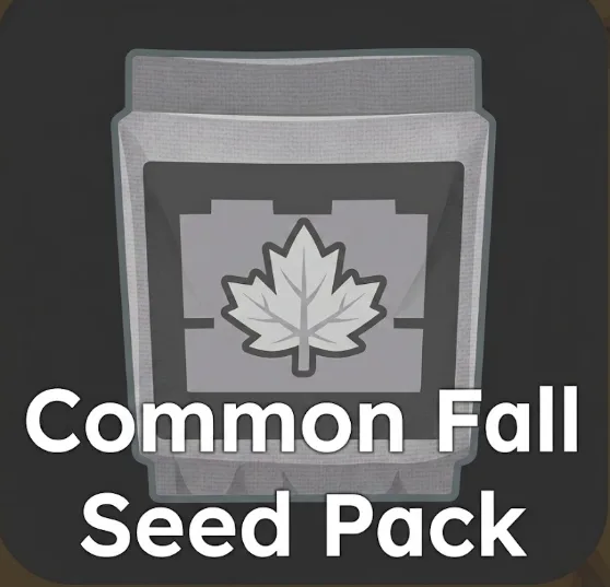 Common Fall Seed Pack (Chance can to get Amber Cranberry/Conifer Cone/Giant Pumpmkin)