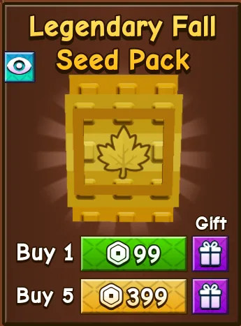 Legendery Fall Seed Pack 99R (Legendary)