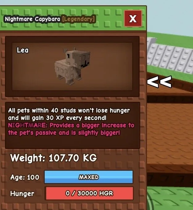 107kg Nightmare Capybara — Account account