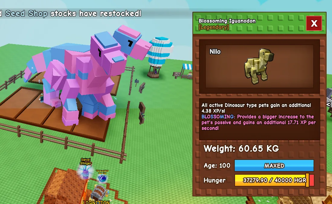BLOSSOMING IGUANODON 60KG+ HUGE SEMI TITANIC — Account account