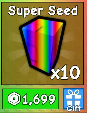 x10 Super Seed - 1699R GIFT — Account account