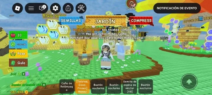 Honey Coin Farming for One Day You'll get 2 million honey coins!!! for the Bizzy Bee event (Read description)