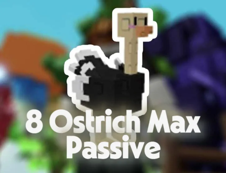 Ostrich 8 pcs Max Passive 1-10 (8 pcs)