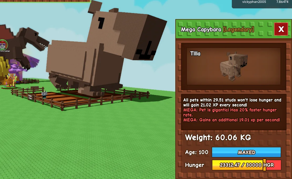 60kg+ Mega Capybara