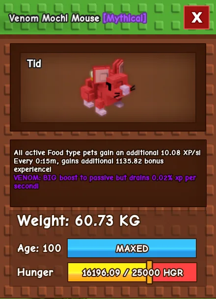 60kg+ VENOM MOCHI MOUSE — Account account