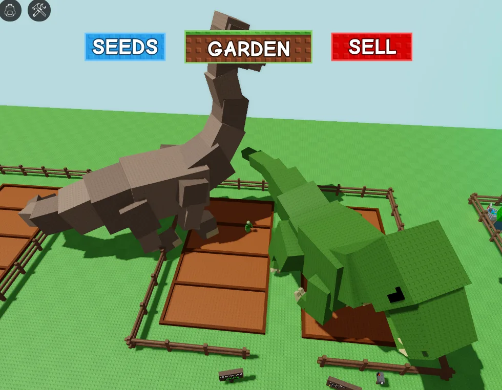 Mega T-rex + Mega Brontosaurus Big Size Age 100 and Huge Visual Mega Dinosaurs Bundle — Account account