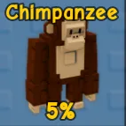 Grow a Garden CHIMPANZEE NEW PET