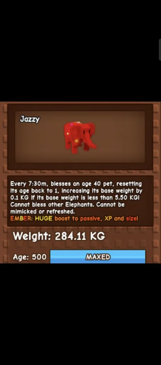 Ember RBH Elephant(284.11kg) Fast-Delivery
