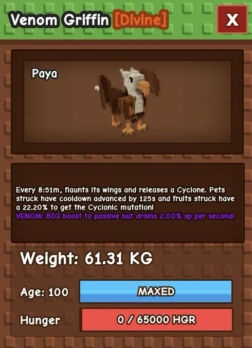 Huge Griffin 60 - 62 Kg+ CHEAPEST AND INSTANT DELIVERY — Account account
