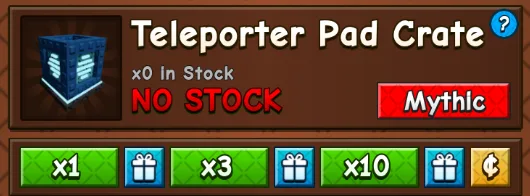 Teleporter Pad Crate x1 499R Props Grow A Garden 2 Send via Gift - Instant Delivery(24/7 Online ) — Account account