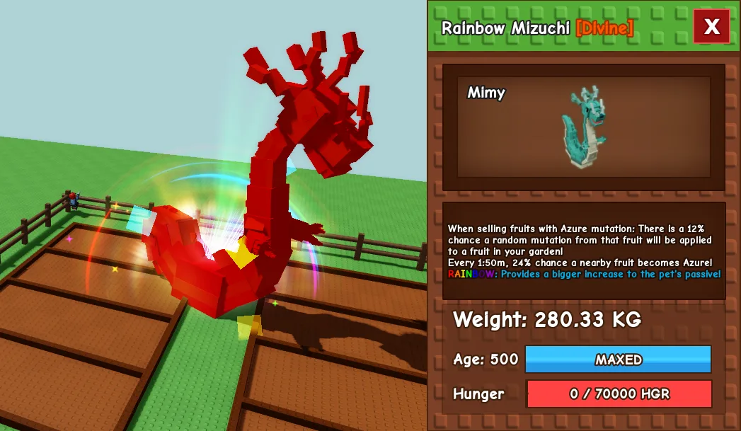 280.33kg+ Rainbow / Aurora Mizuchi