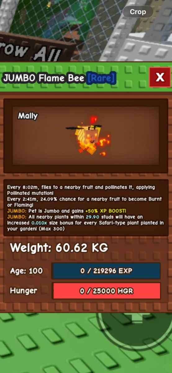Jumbo Flame Bee 60kg