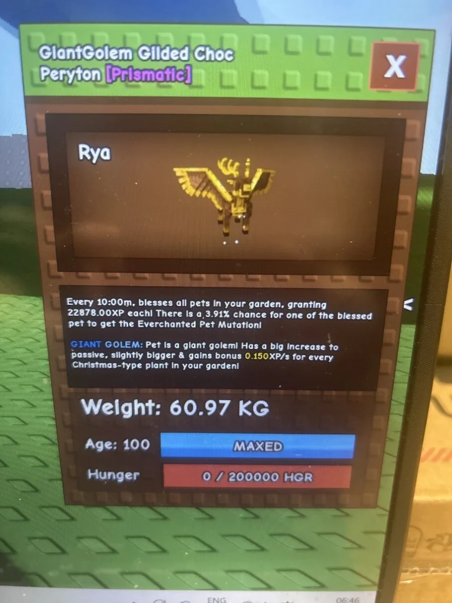 Grow a garden — Account account