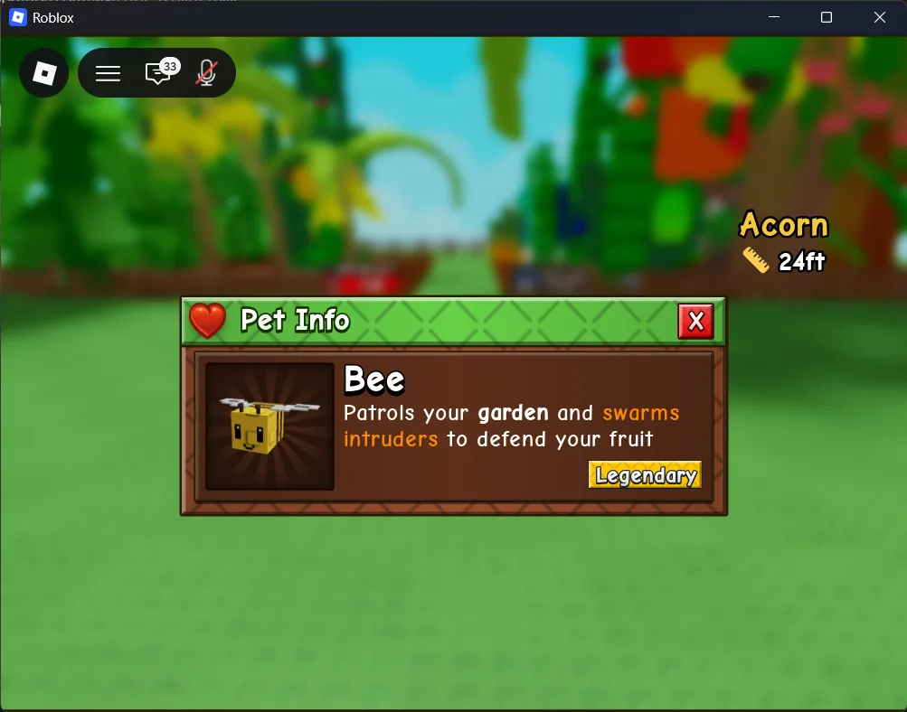 Bee (Legendary) — Account account