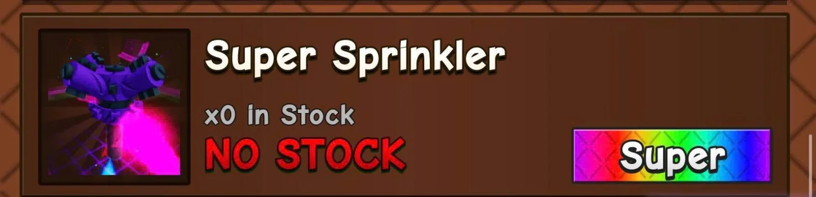 x1 Super Spinkler Grow A Garden2