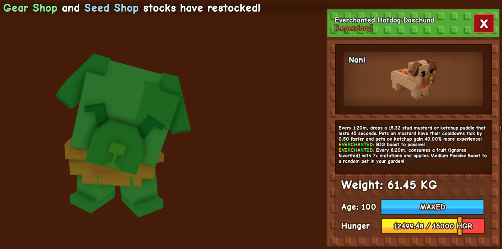 61KG+ Everchanted HotDog Daschund // New Trendy Combo Pet — Account account