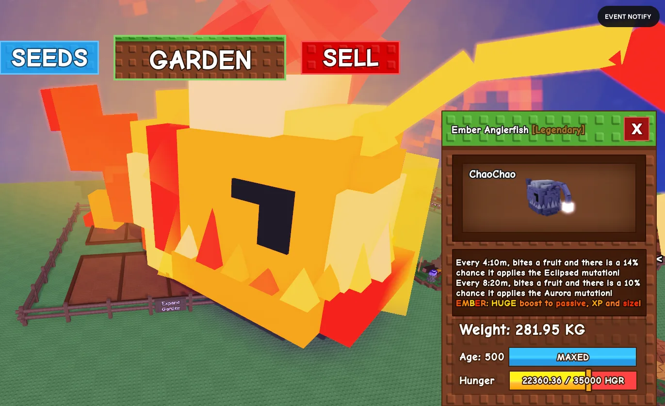280.68kg+ Ember Anglerfish