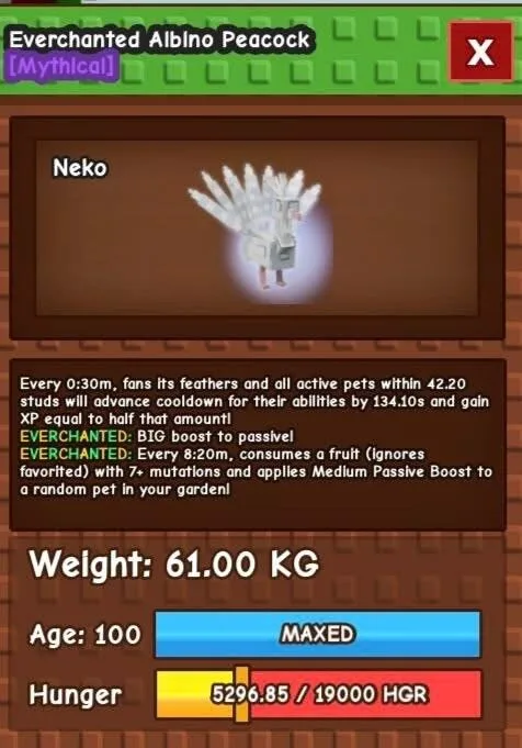 Albino Peacock 60-61Kg+ / Huge Albino Peacock 60kg+ CHEAPEST AND INSTANT DELIVERY — Account account