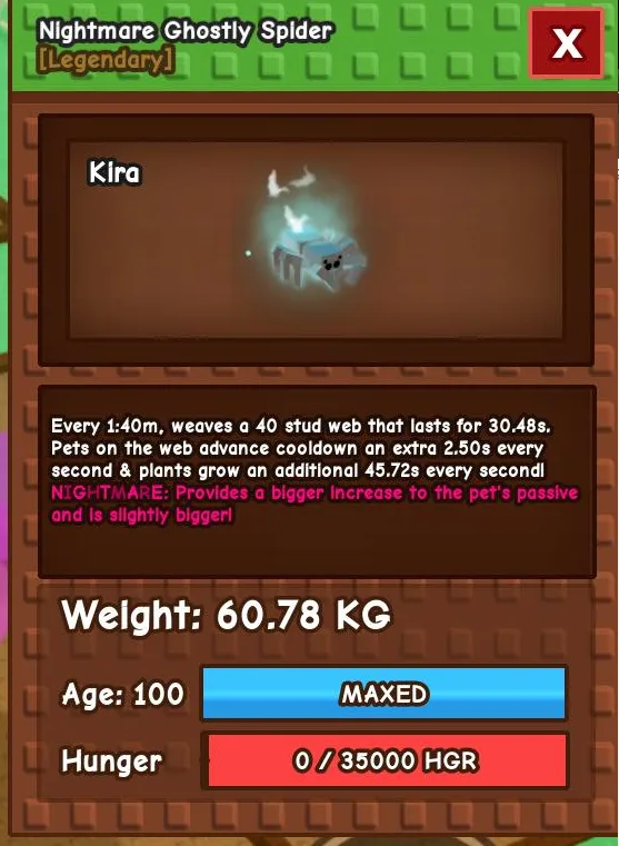 Ghostly SPIDER SIZE 60KG+ AGE 100 HUGE SPIDER TITANIC SPIDER TITAN SPIDER GHOSTLY HUGE SPIDER 60 kg — Account account