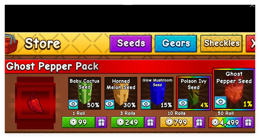 10 Roll Ghost Pepper Pack — Account account