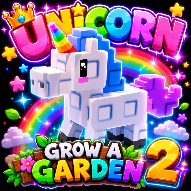 Unicorn - Grow A Garden 2 READY STOCK INSTAN DELIVERY — Account account