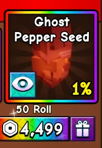 50x Ghost Pepper Pack (3499R) Fast Delivery Gifting It to U Fast Gifting