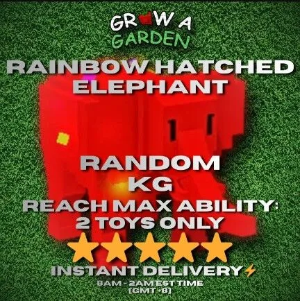 RAINBOW HATCHED ELEPHANT