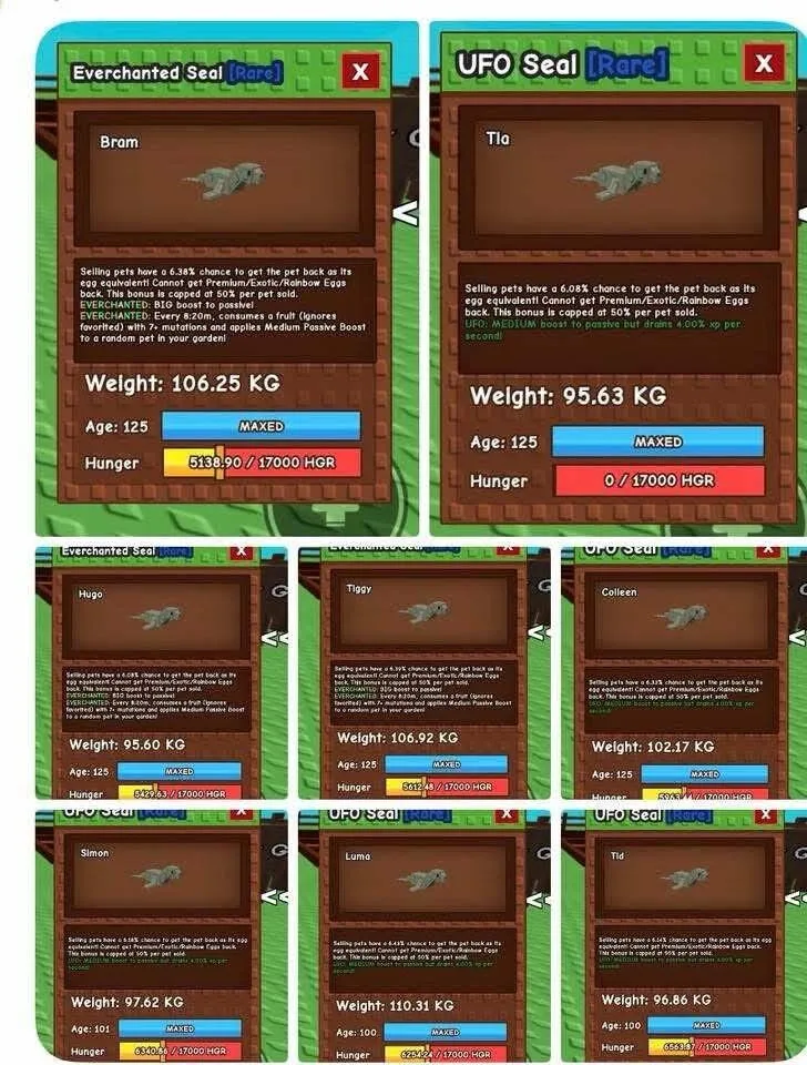 SEAL TEAM 50 + (8 SEAL RANDOM KG THAT WILL MAKE 50 ) INSTANT DELIVERY & CHEAPEST — Account account