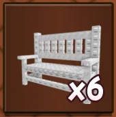 white bench — Account account