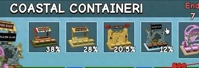10x Exotic Coastal Containers