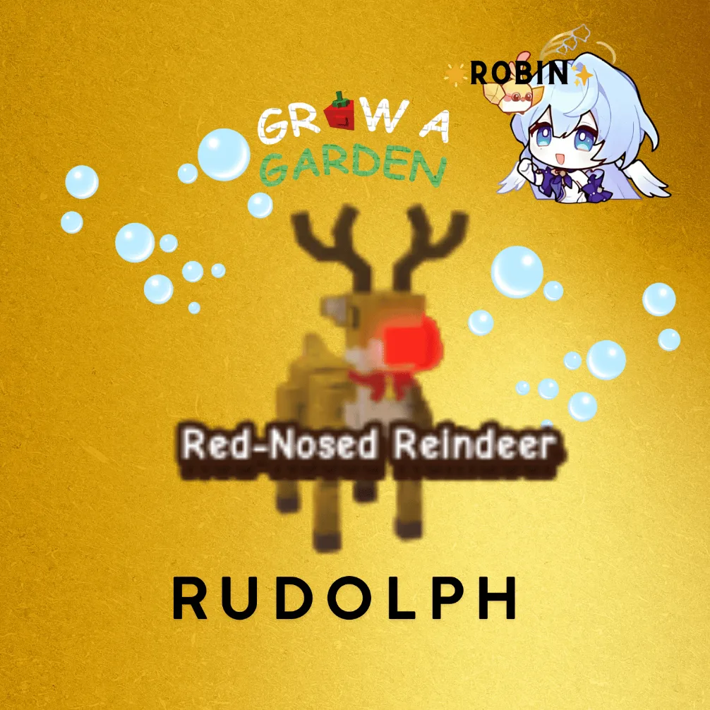 Red-Nosed Reindeer - Rudolph - Grow a Garden — Account account