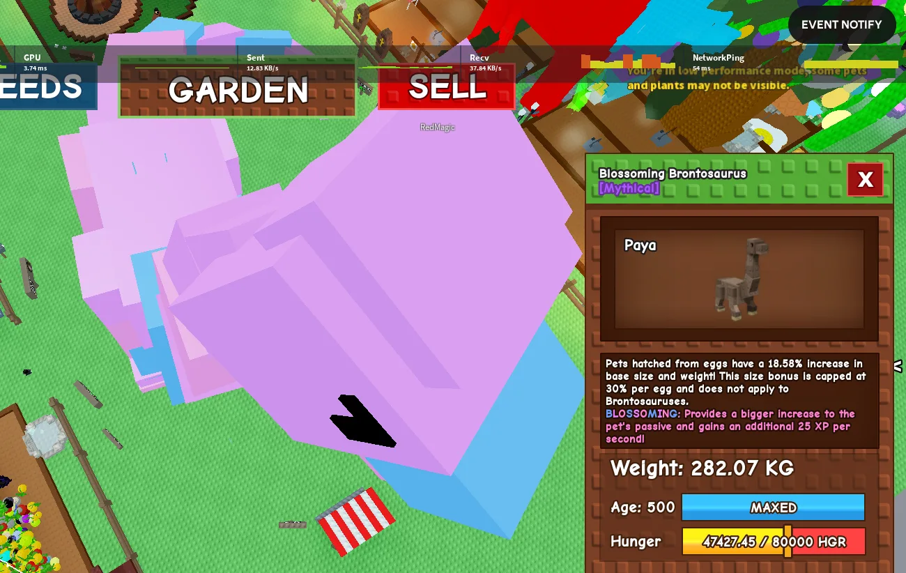 280kg+ Blossoming Brontosaurus super handsome