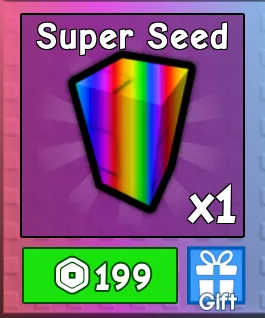 Super Seed Pack 199RR — Account account