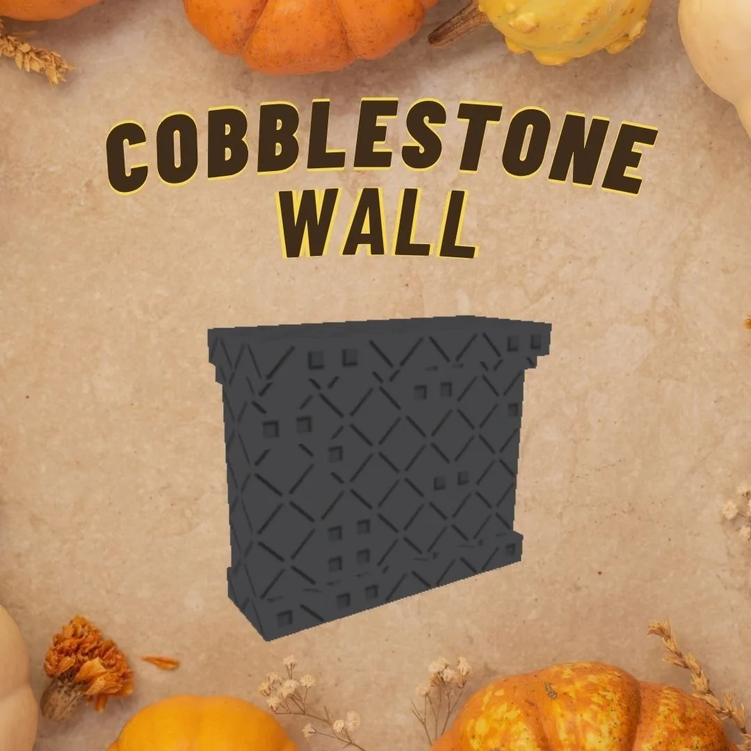 Cobblestone Wall INSTANT DELIVERY - Grow a Garden 2