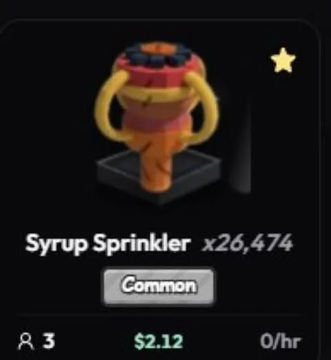 Syrup Sprinkler x1000 (Common)