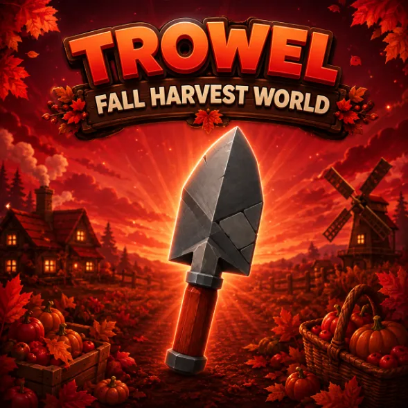 X1000 TROWEL FALL HARVEST WORLD NEW MAP